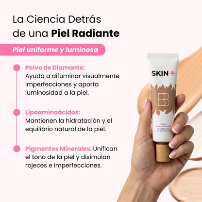 Skin+ BB Cream™ | El Secreto de una Piel Uniforme y Radiante