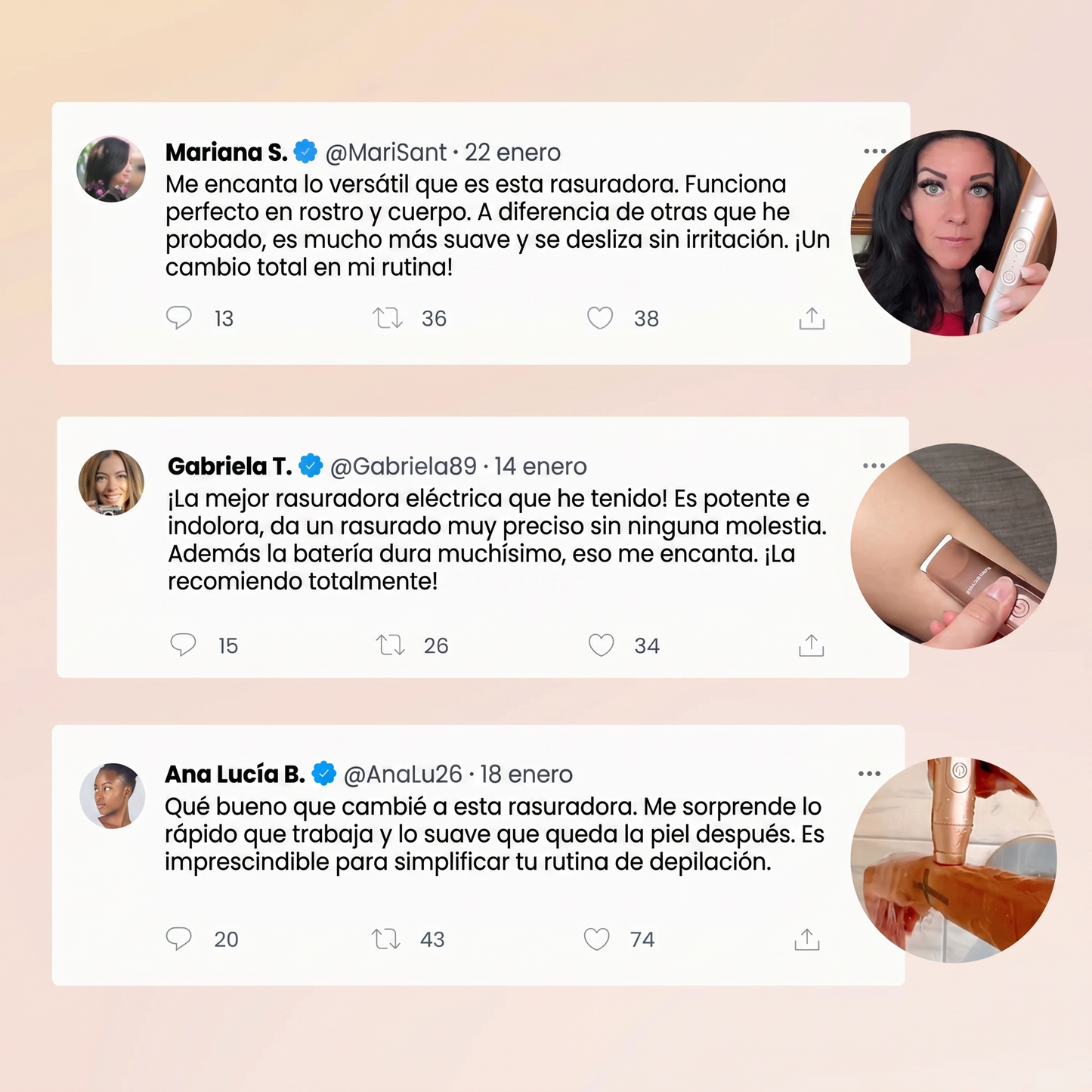 Rasuradora SKIN+ 2 en 1: Piel Suave Sin Granitos, Cortes ni Irritación — Desde el Primer Uso